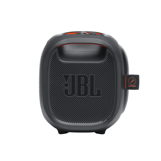 JBL PartyBox On-The-Go - Black - Portable party speaker with built-in lights and wireless mic - Left image number null